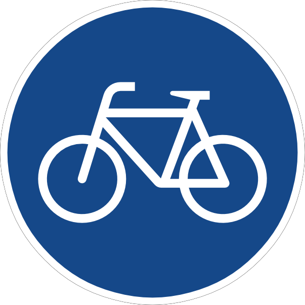 Verkehrszeichen Benutzungspflichtiger Radweg (Verkehrszeichen 237, Quelle: Wikipedia)