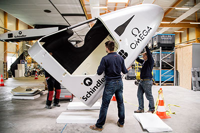 Jeder Handgriff sitzt: Das Cockpit der Solar Impulse 2.